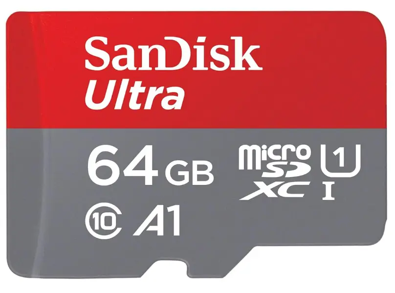 SanDisk Ultra 64GB microSDXC UHS-I, 140MB/s R, Memory Card, 10 Y Warranty, for Smartphones