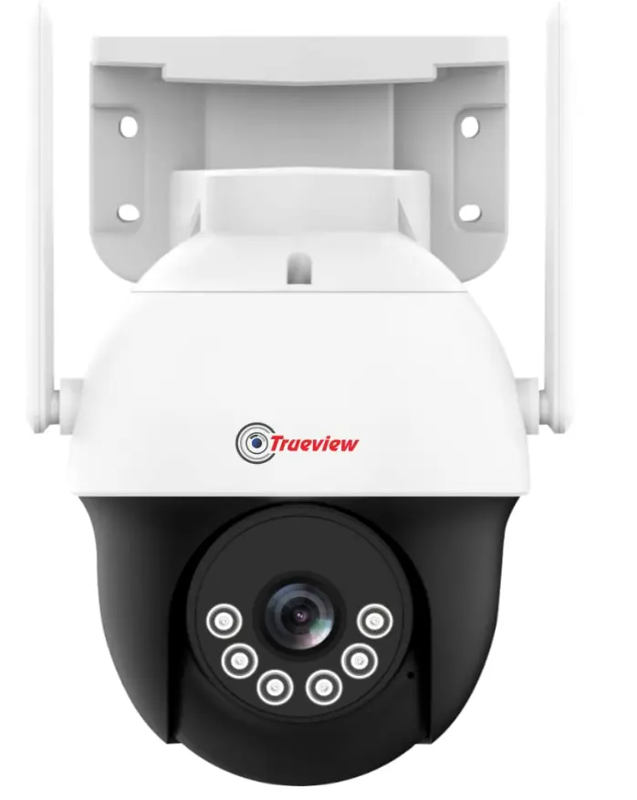 Trueview WiFi 3mp Mini Pan-Tilt Zoom CCTV Camera | Outdoor Indoor Security Camera
