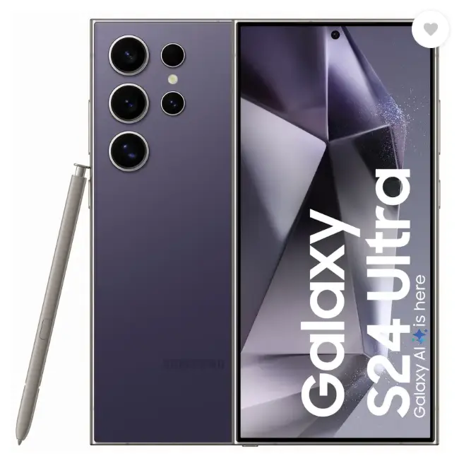 SAMSUNG Galaxy S24 Ultra 5G (Titanium Violet, 256 GB)  (12 GB RAM)