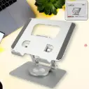 Aluminum Alloy 360°Rotating Bracket, Adjustable Tablet Stand, Portable Foldable Ergonomic Tablet Support