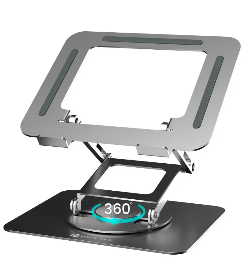 My Buddy K11 Pro Height Adjustable | Metal Alloy Build | 360° Rotation Base | Air Ventilation