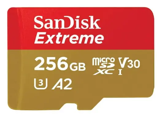 SanDisk Extreme 256GB microSDXC UHS-I
