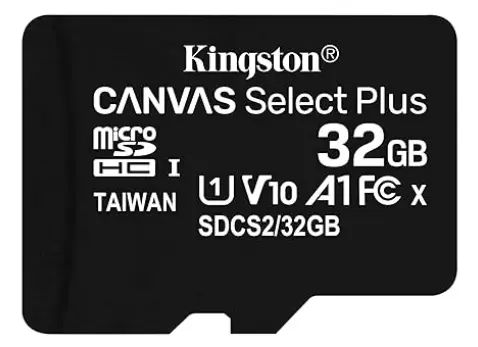 32GB microSDHC Canvas Select Plus 100MB/s Read A1 Class10 UHS-I Memory Card w/o Adapter SDCS2/32GBSP
