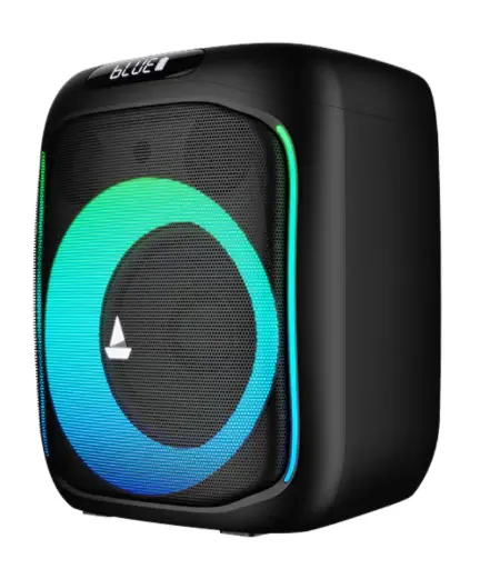boAt PartyPal 185 with Signature Sound & Playtime 50 W Bluetooth Party Speaker  (Midnight Black, Mono Channel)